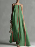 Striped Green Cami Dress