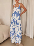 Print Halter Beach Dress